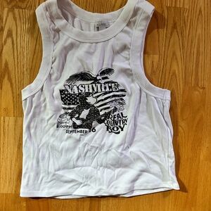 Nashville tank with rhinestones
